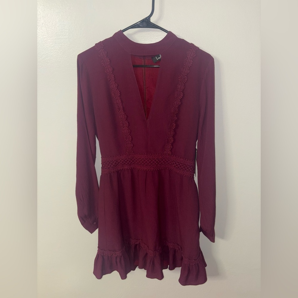 Lulu's Fall For Me Cut out long sleeves skater dress - Picture 3 of 7
